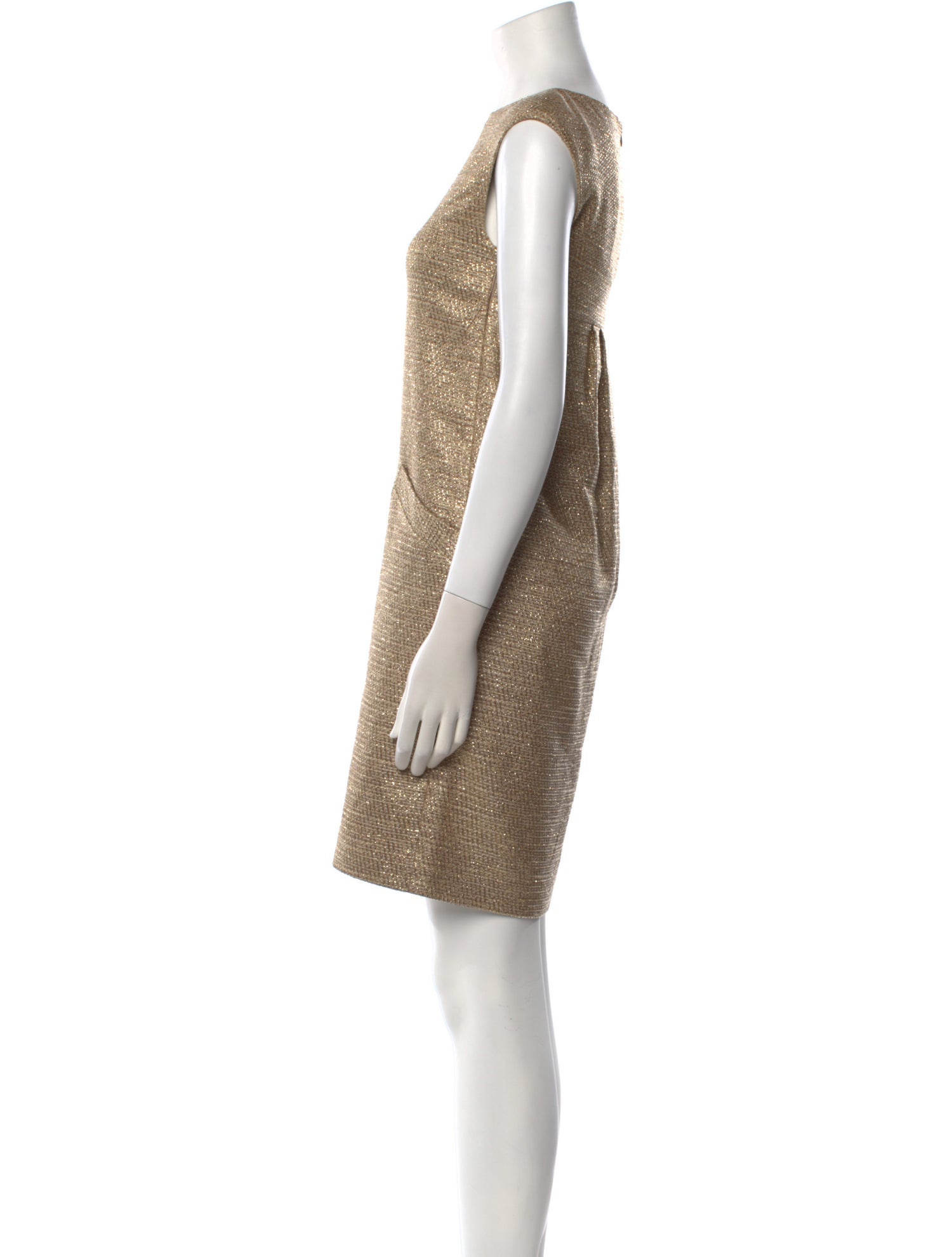 Michael Kors Bateau Neckline Mini Dress